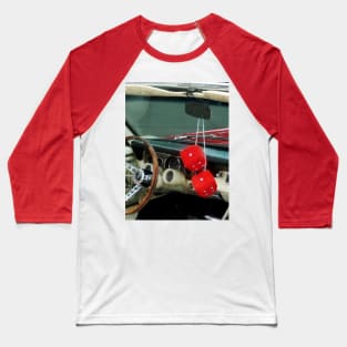 Cars - Red Fuzzy Dice in Converible Baseball T-Shirt